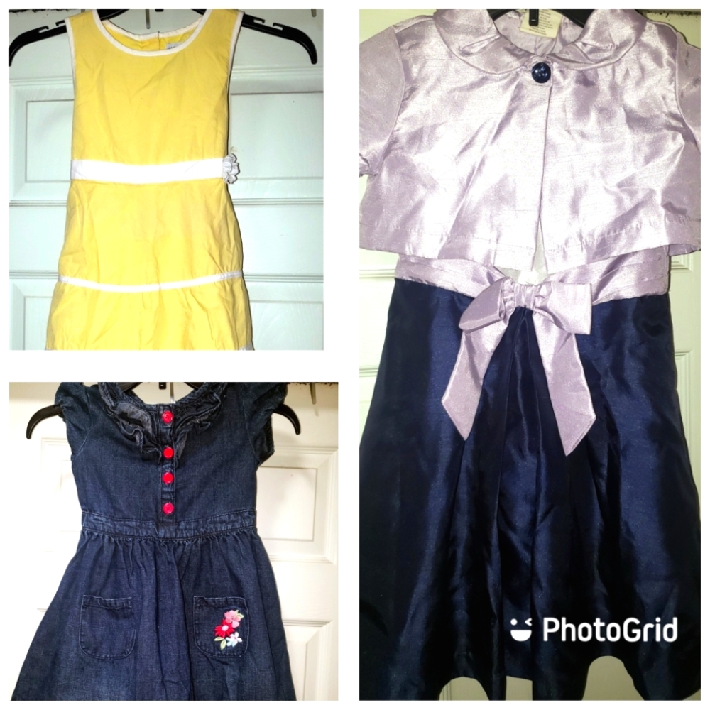 3 girls dresses, EUC, size 5, Crazy 8/Maggie & Zoe